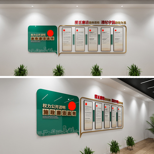 廉洁文化墙源文件/廉洁走廊文化墙源文件/权力公开透明/施政廉洁