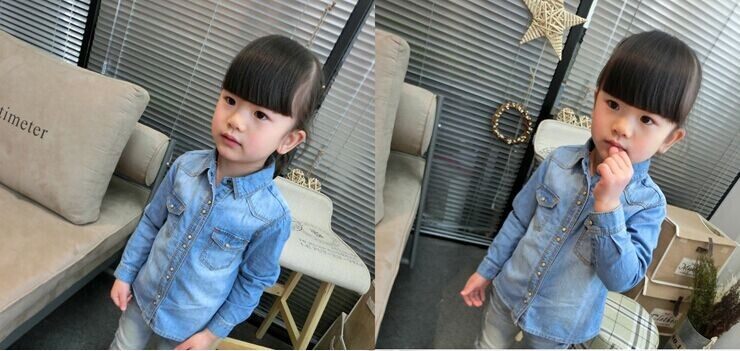 Chemise fille à manche longue - Ref 2085235 Image 3