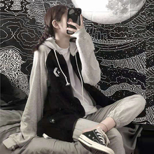 夹克潮 薄款 Converse匡威外套女情侣连帽开衫 运动休闲卫衣男女时尚