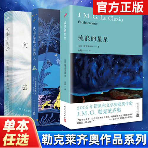 官方正版 勒克莱齐奥作品系列任选 流浪的星星 从未见过大海的人 向冰山而去   阿尔玛+在首尔的天空下 人民文学出版社 正版书籍