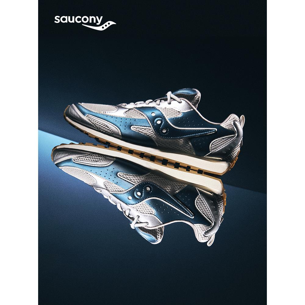 Saucony索康尼TRAINER 80X星光启示复古情侣低帮耐磨运动休闲鞋