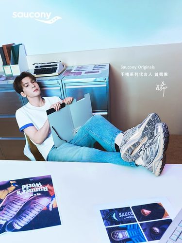 周翊然同款Saucony索康尼新款男女复古跑鞋情侣厚底休闲运动鞋K4