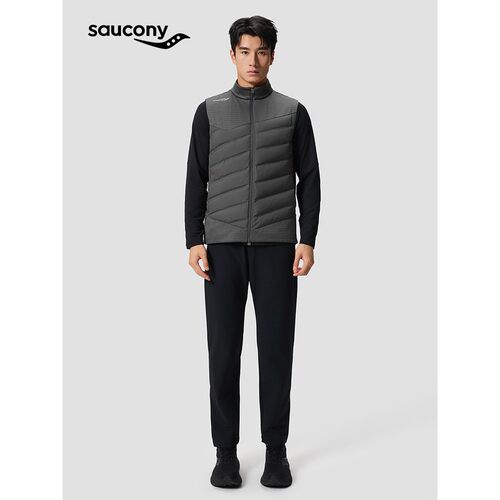 Saucony索康尼2026秋冬新款男子跑步系列跑步训练保暖轻薄棉马甲