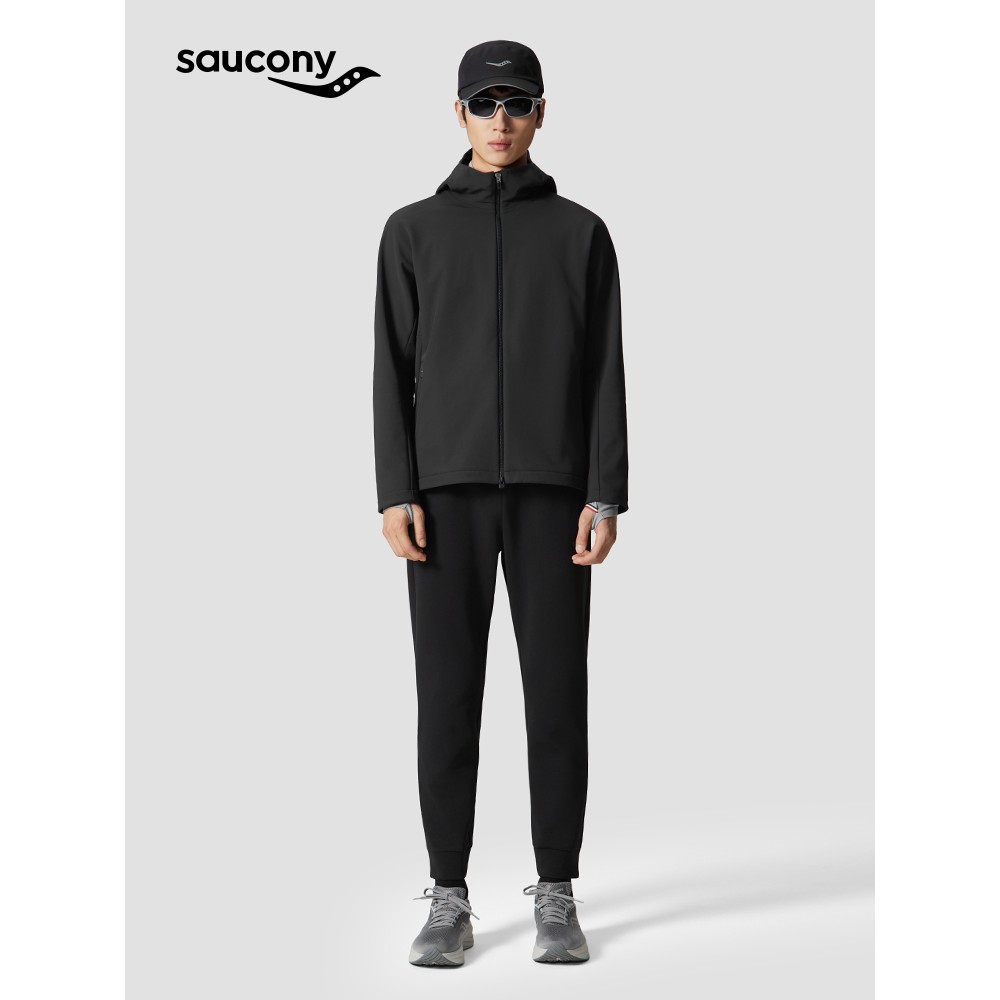 Saucony索康尼运动外套通勤户外简约弹力舒适城市时尚防风防泼水