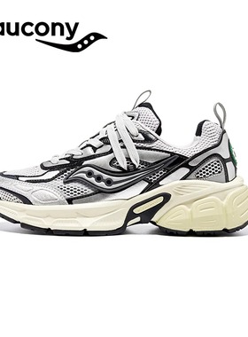 Saucony索康尼 大2K CAVALRY复古老爹鞋舒适情侣休闲鞋男运动鞋