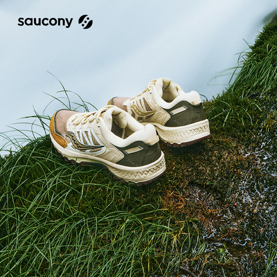 Saucony索康尼GRID PEAK 越野登山鞋防滑耐磨抓地户外男女休闲鞋