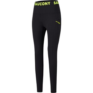 Saucony索康尼女子竞速跑步弹力舒适高腰紧身长裤
