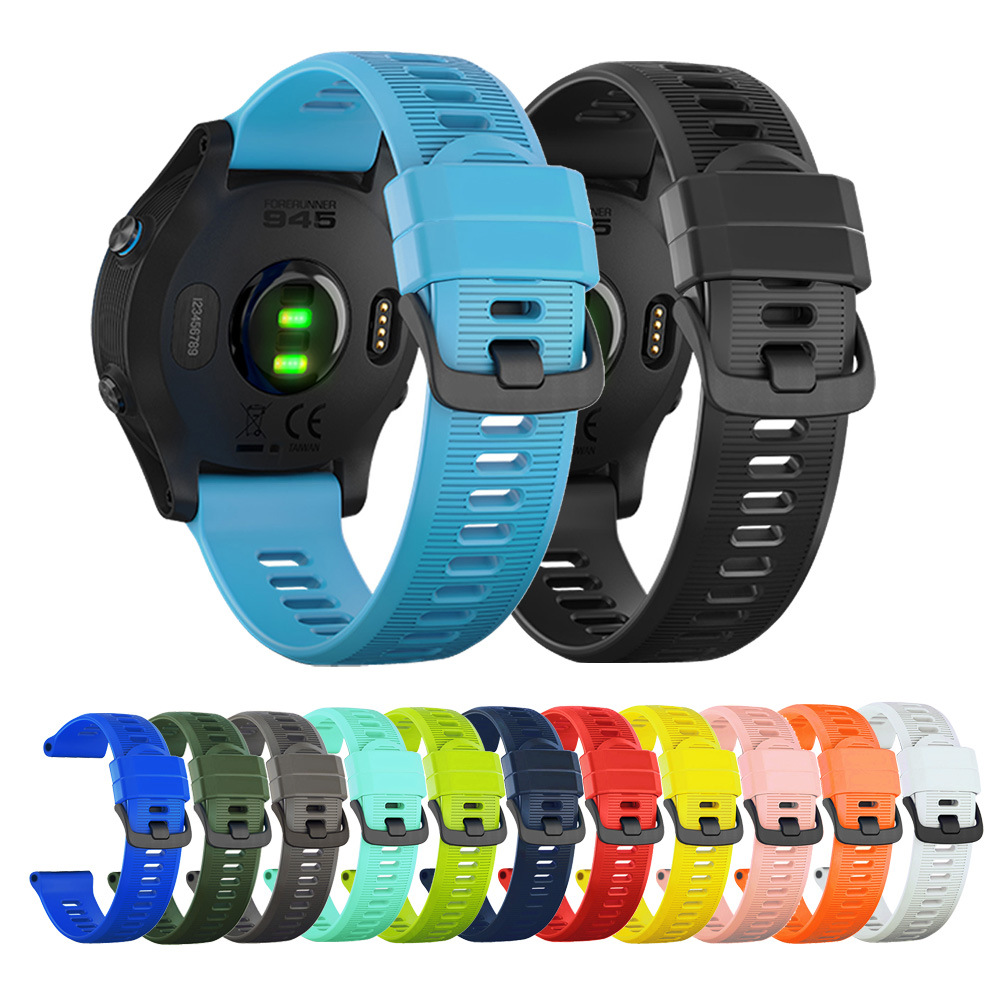 硅胶表带22mm适用于佳明Forerun