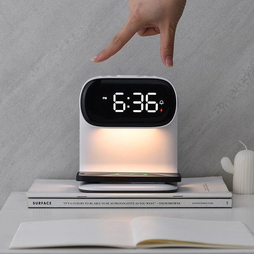 无线充电器床头灯生日礼物