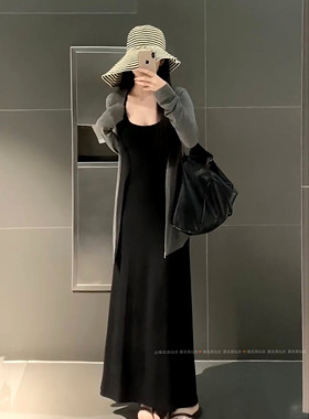 纯欲辣妹吊带裙175高个子加长180