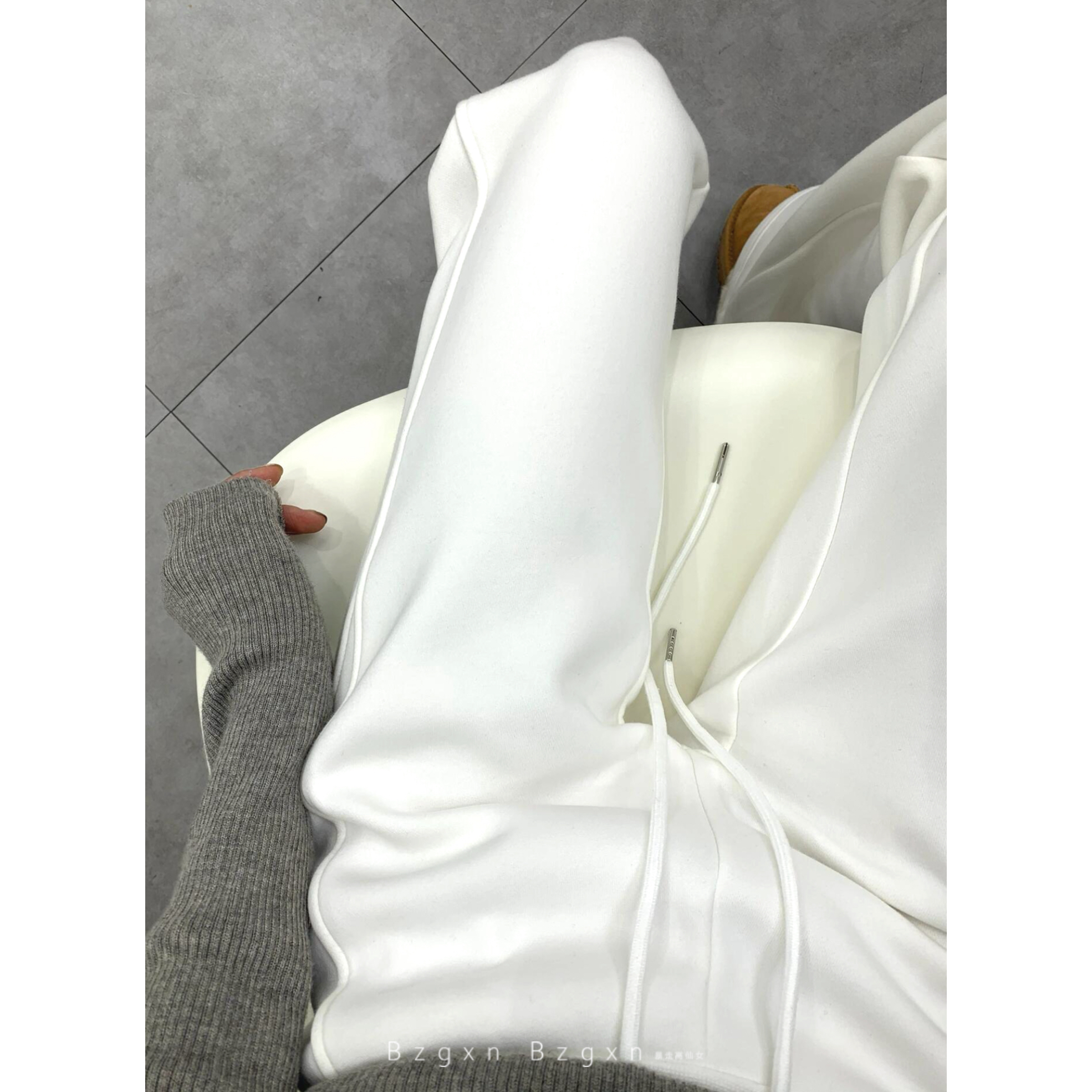 【赠运费险】加绒微喇叭运动卫裤