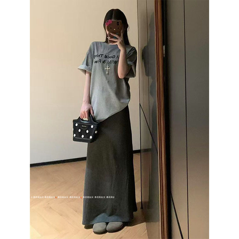 175高个子加长秋季遮胯显瘦垂感