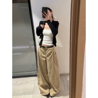 卡其色休闲裤子175加长高个子180