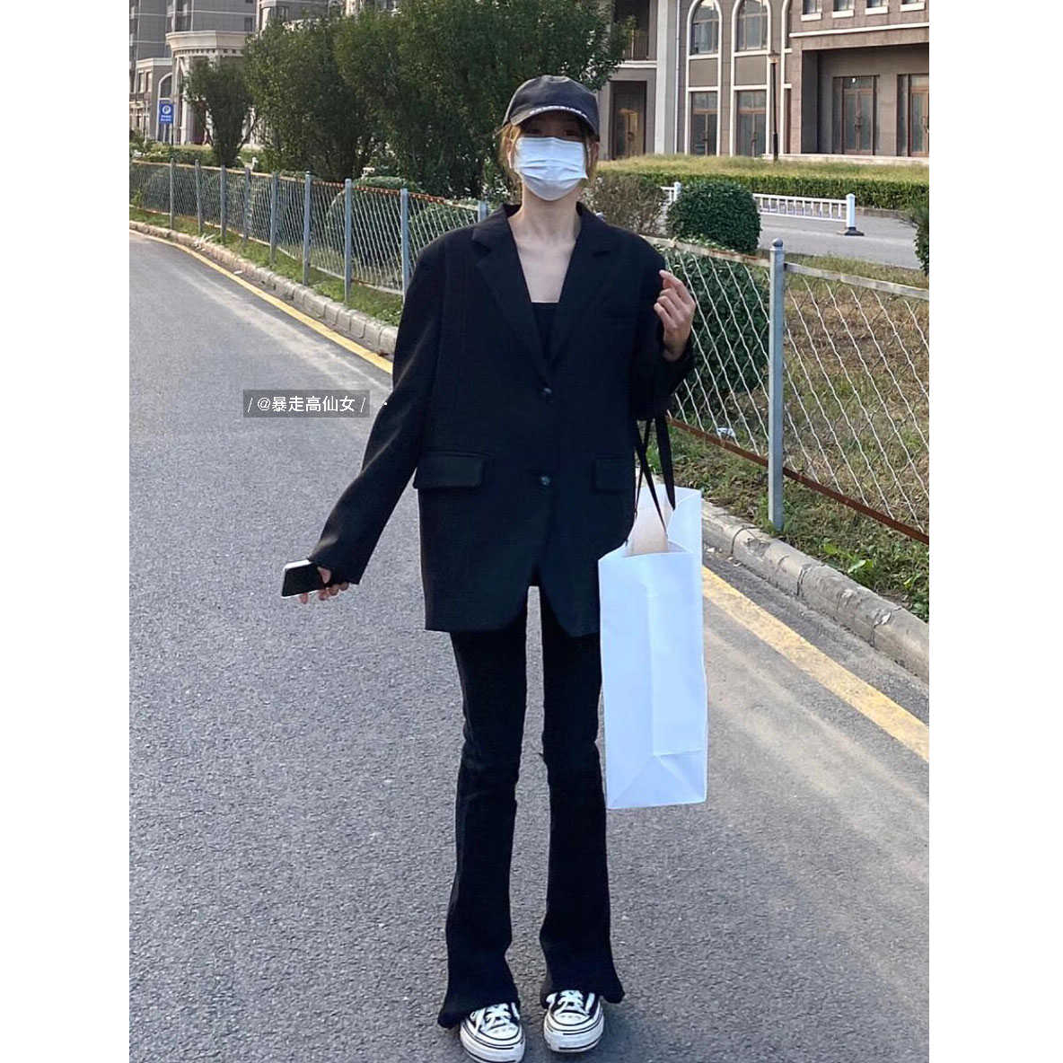 175高个子秋季微喇加长版牛仔裤