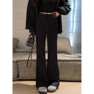 子 显瘦长裤 暴走高仙女175高个子微喇休闲裤 女2026春夏加长180新款