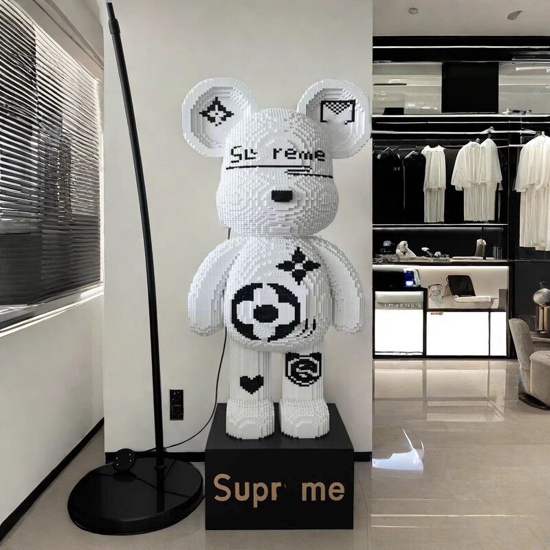 2025年巨大潮牌暴力熊益智颗粒体积木玩具摆件适用于乐高生日礼物,玩具/童车/益智/积木/模型,普通塑料积木,淘宝优惠券,粉丝福利购,淘宝优惠卷