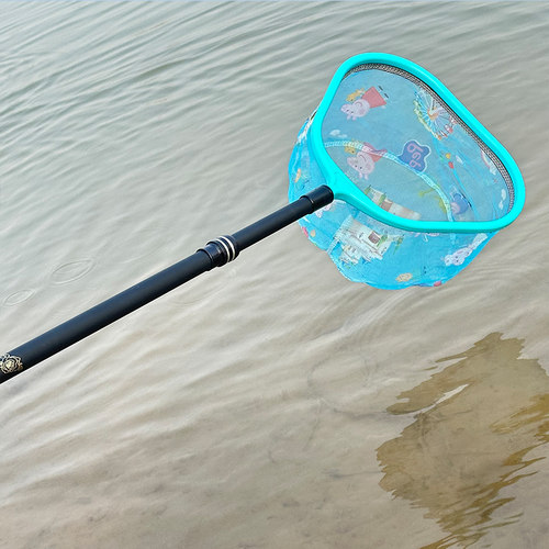 儿童伸缩抄网捞鱼网兜套装户外碳素捕小鱼捉蜻蜓蝴蝶抓昆虫捕虫网