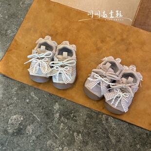 2026春款女童宝宝1-3岁2学步鞋女孩韩版公主板鞋小童网面运动鞋潮