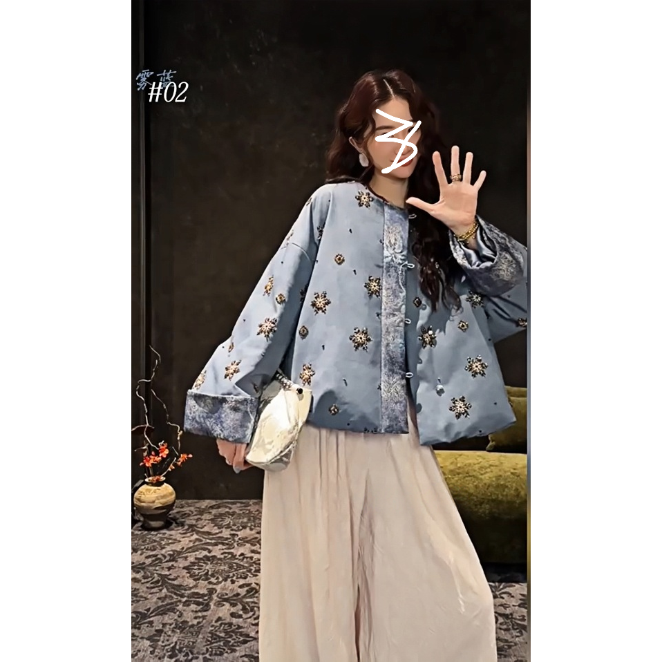 三吉同款【欣年】新中式短款珠绣羽绒服冬季女款外套巨好看的冬装,女装/女士精品,上衣,淘宝优惠券,粉丝福利购,淘宝优惠卷