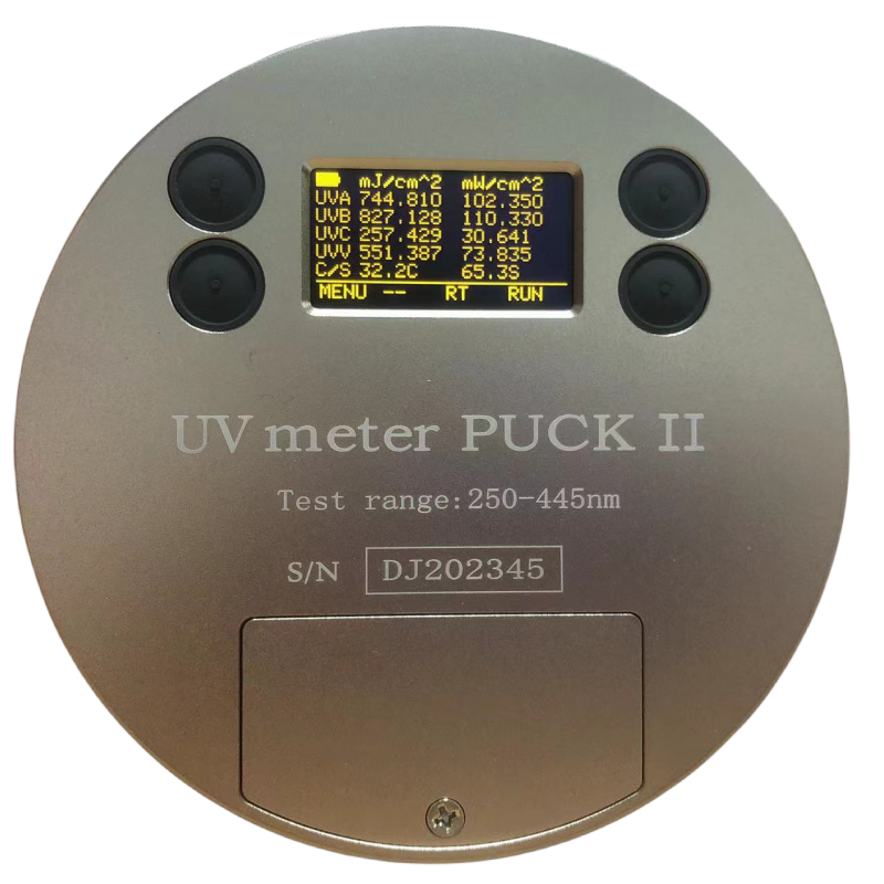 自主生产UV能量计代替美国EITUVPOWER PUCKII能量计四波段四通道
