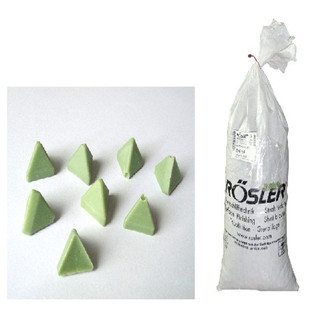 国产代替德国ROSLER磨料RKK15P绿色振动耐磨专用磨料研磨颗粒研磨