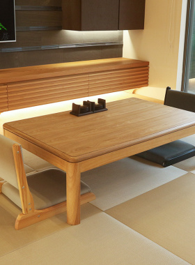 日式取暖桌被炉桌暖桌和室几桌矮桌榻榻米茶几炕桌冬季烤火矮桌子