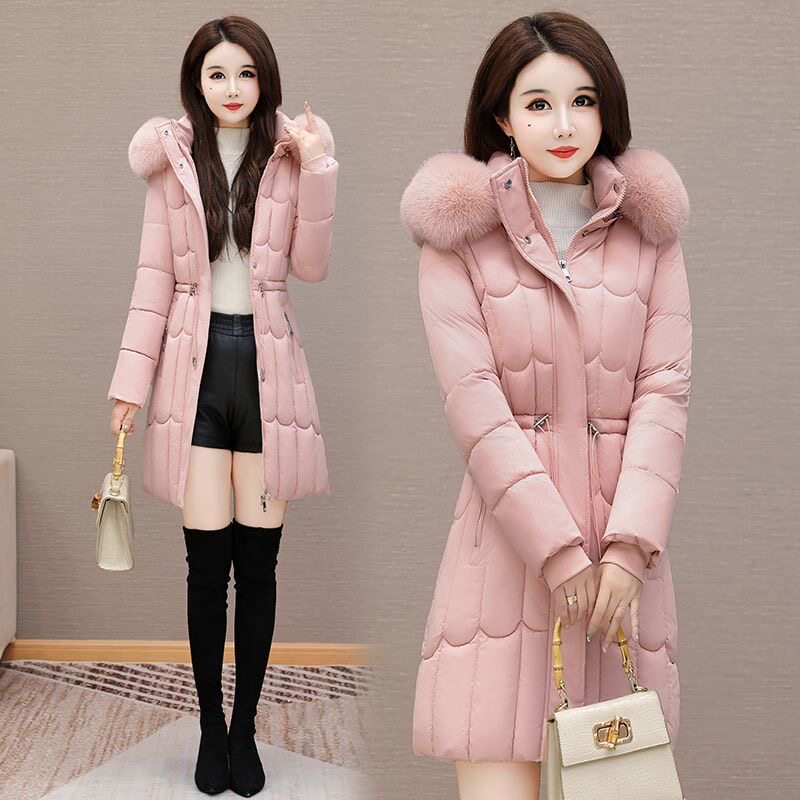 2025新款棉服女中长款冬季棉棉衣/棉服