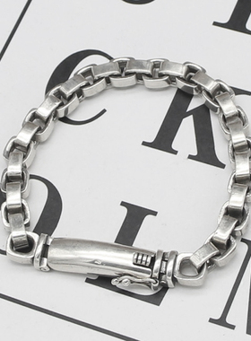 纯银饰品复古情侣手链