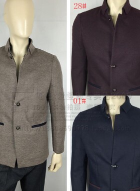 超低价格清仓爱登堡男装专柜正品秋冬羊毛呢大衣35212305-01/10/2