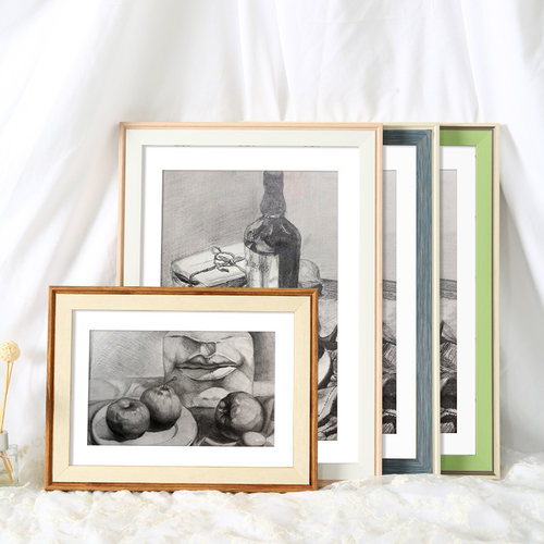 4k素描纸裱框素材模板 4k素描纸裱框图片下载 小麦优选