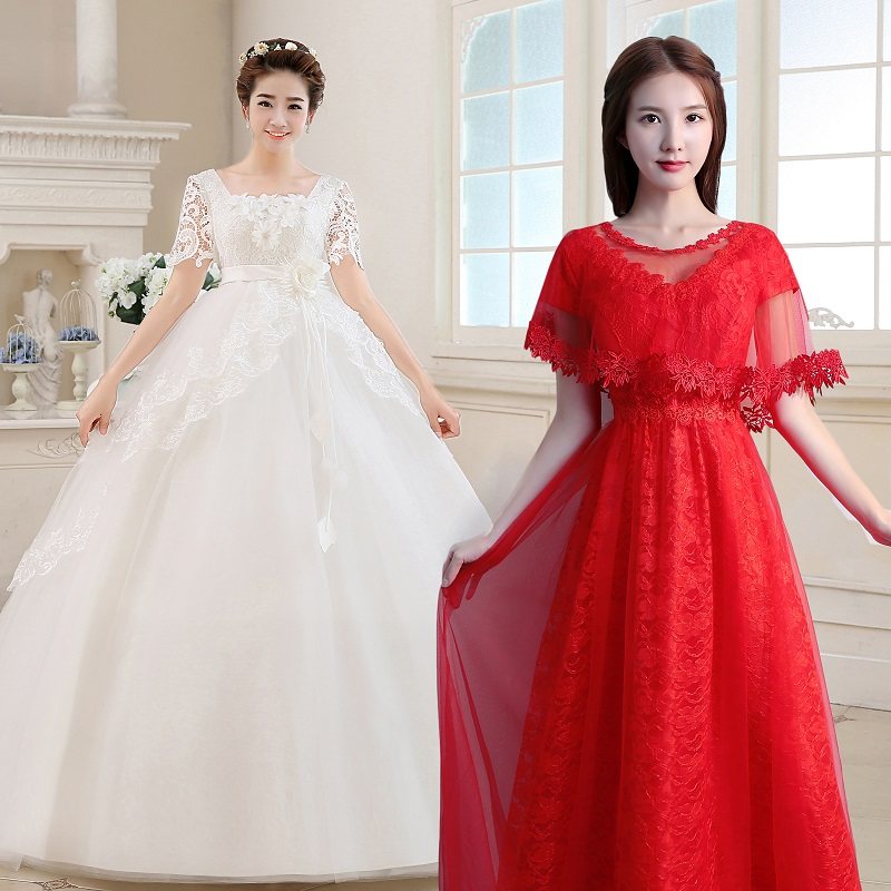  Wedding dress, cloak+XXL   + $32.68 