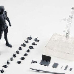 shf全身关节可动素体男女动漫人漫画人体模型手办美术绘画人偶