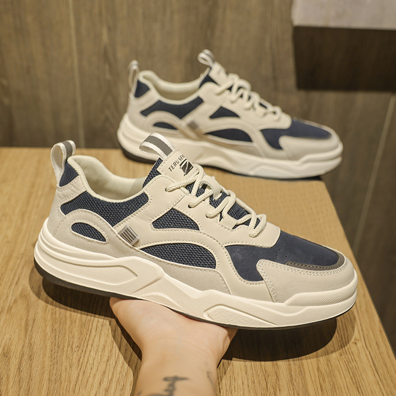 莆田男鞋2026新款春季透气网面运动休闲鞋软底轻便潮流跑步鞋男款