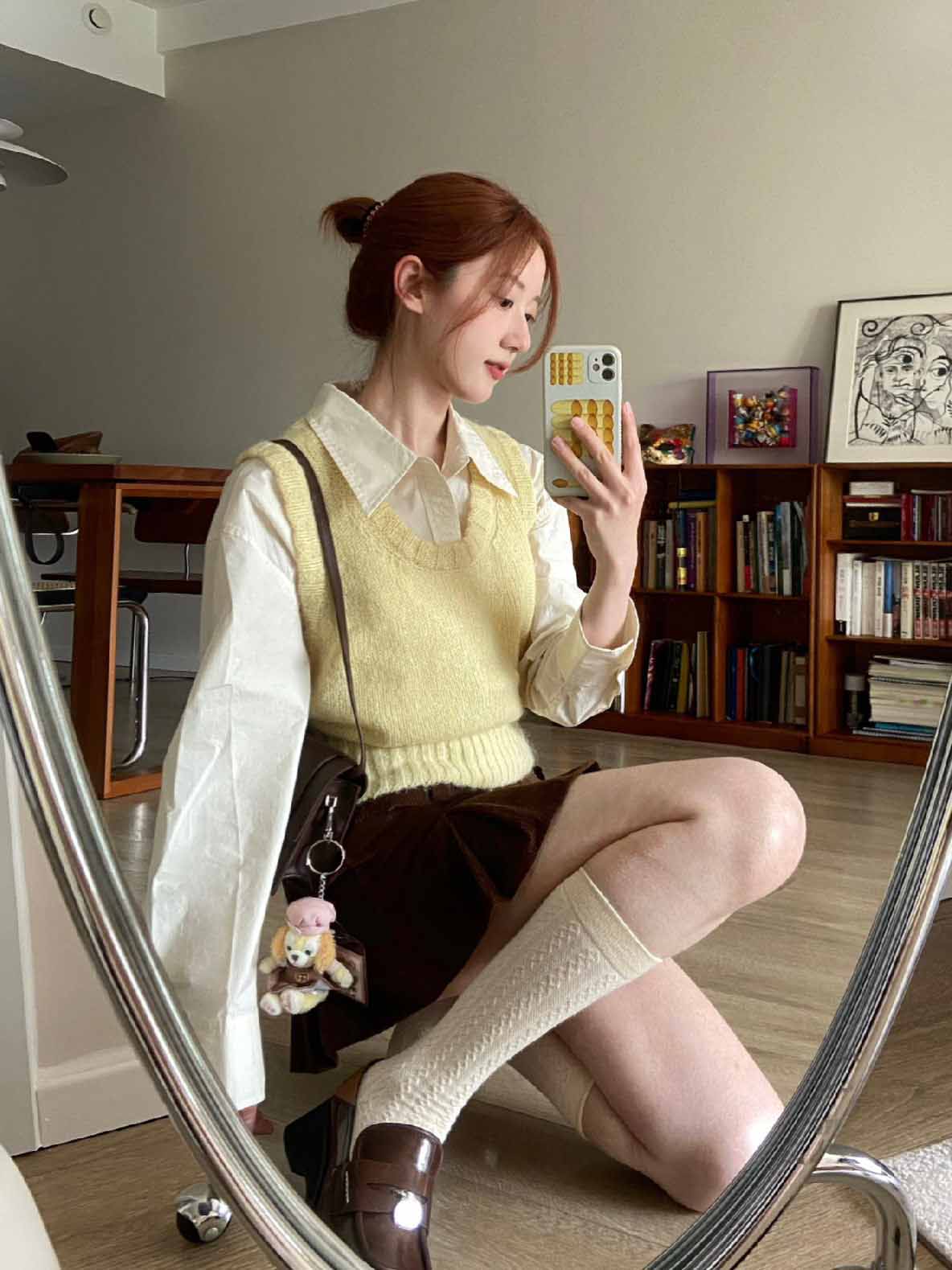 送运费险~时尚套装马甲衬衫穿搭