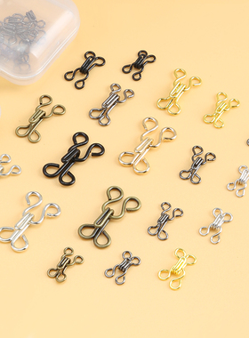 金属隐形风纪扣衣服内衣暗扣挂钩搭扣对扣防走光领勾高档扣子配件