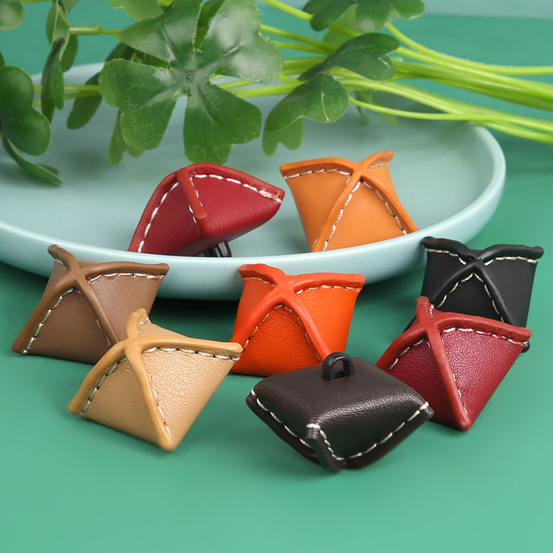 异形纽扣上衣女扣子男毛呢