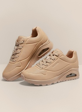 Skechers斯凯奇新款女子低帮减震轻便舒适气垫休闲鞋 73690-SND