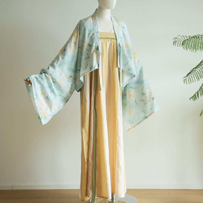 春下汉服夏秋女款法门寺披衫破裙