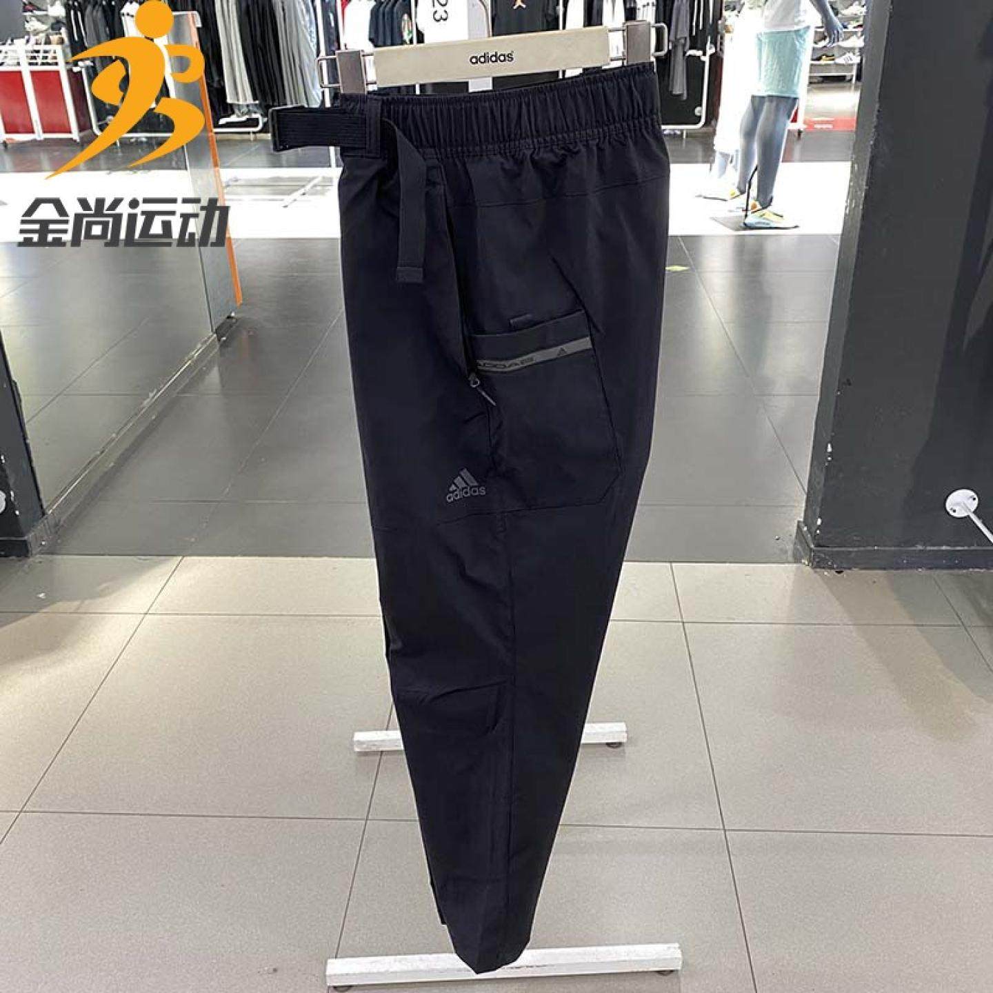 阿迪达斯裤子男2021工装裤薄款