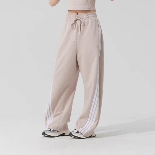 阿迪达斯女裤2025春新款运动休闲简约复古百搭长裤JY7698 JY7697