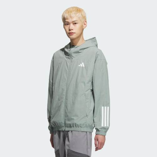 阿迪达斯运动休闲三条纹连帽夹克外套男新款KC3926 KC3927 KC3928