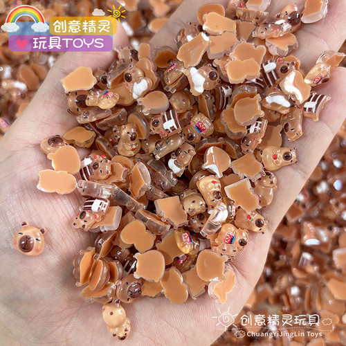 卡通迷你卡皮巴拉小玩意水豚