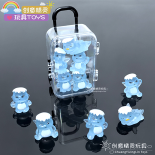 夜光可爱卡通暴暴龙小恐龙小玩具创意配摆件生日全班送幼儿园礼物
