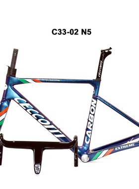 CECCOTTI DC033  综合车架全内线碟刹公路车 碳纤维车架 非整车价