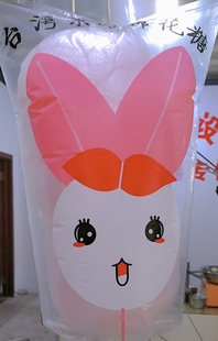 包邮 袋 开口不易漏气 58棉花袋子兔子图案印刷包装