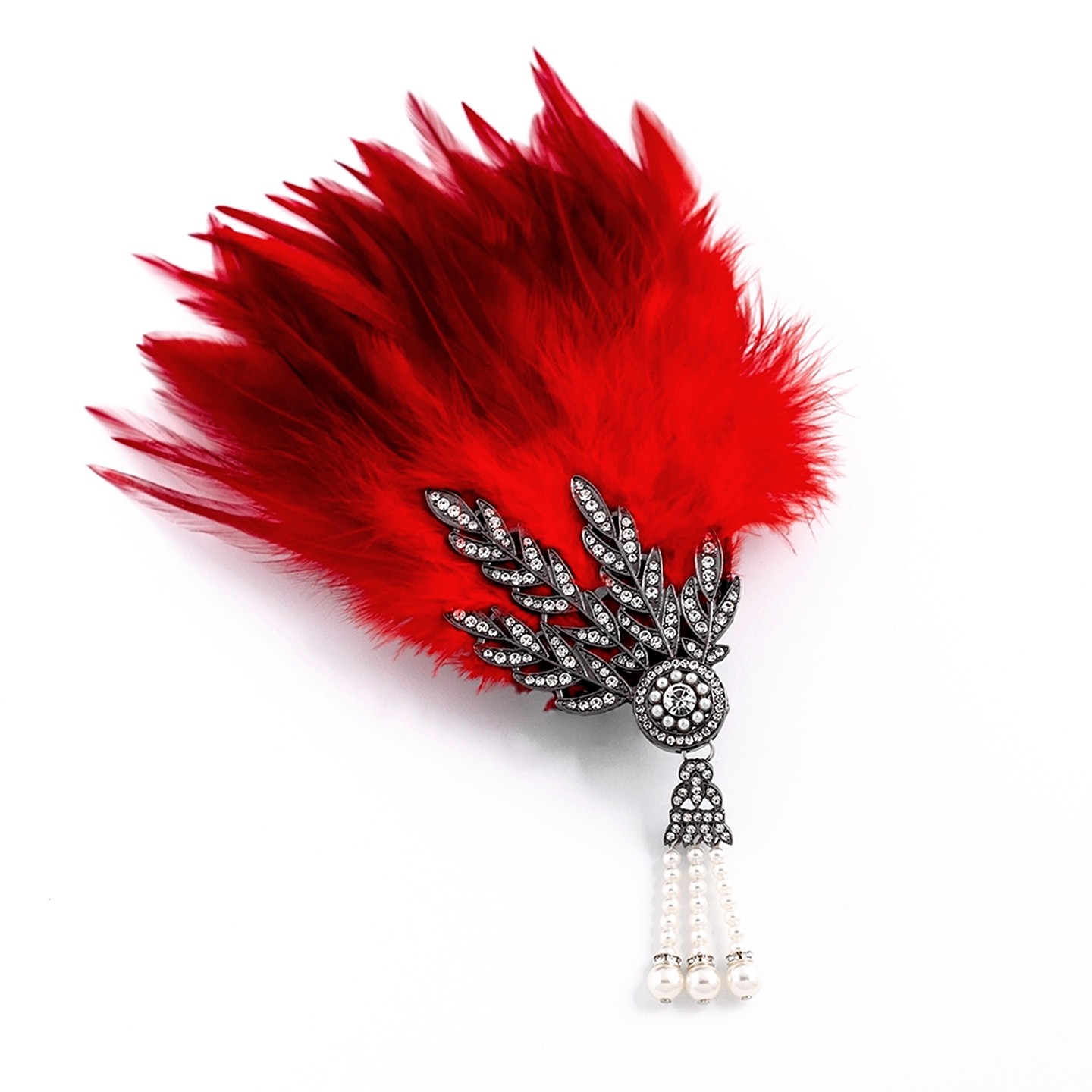 了不起的盖茨比同款流苏羽毛头饰