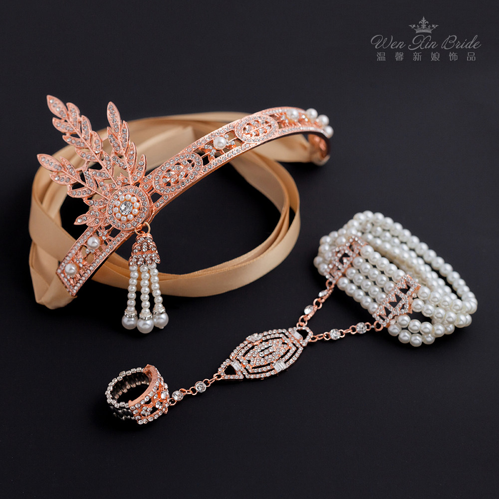 欧美派对王冠了不起的盖茨比头饰