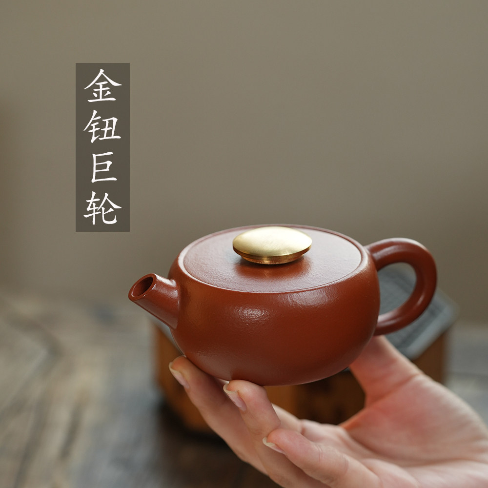 壶缘乐宜兴原矿紫砂茶壶纯手工图片