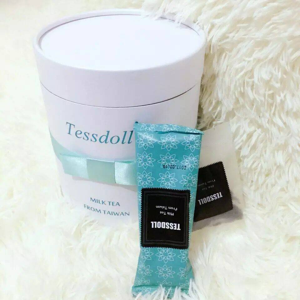 台仕朵tessdoll 台湾奶茶速溶冲泡奶茶每桶12包奶 12包茶 包邮