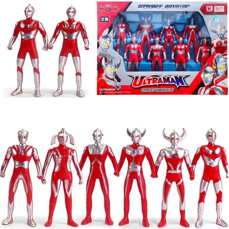 正版银河奥特曼打怪兽英雄战士泰罗佐菲艾斯杰克公仔玩具生日礼物